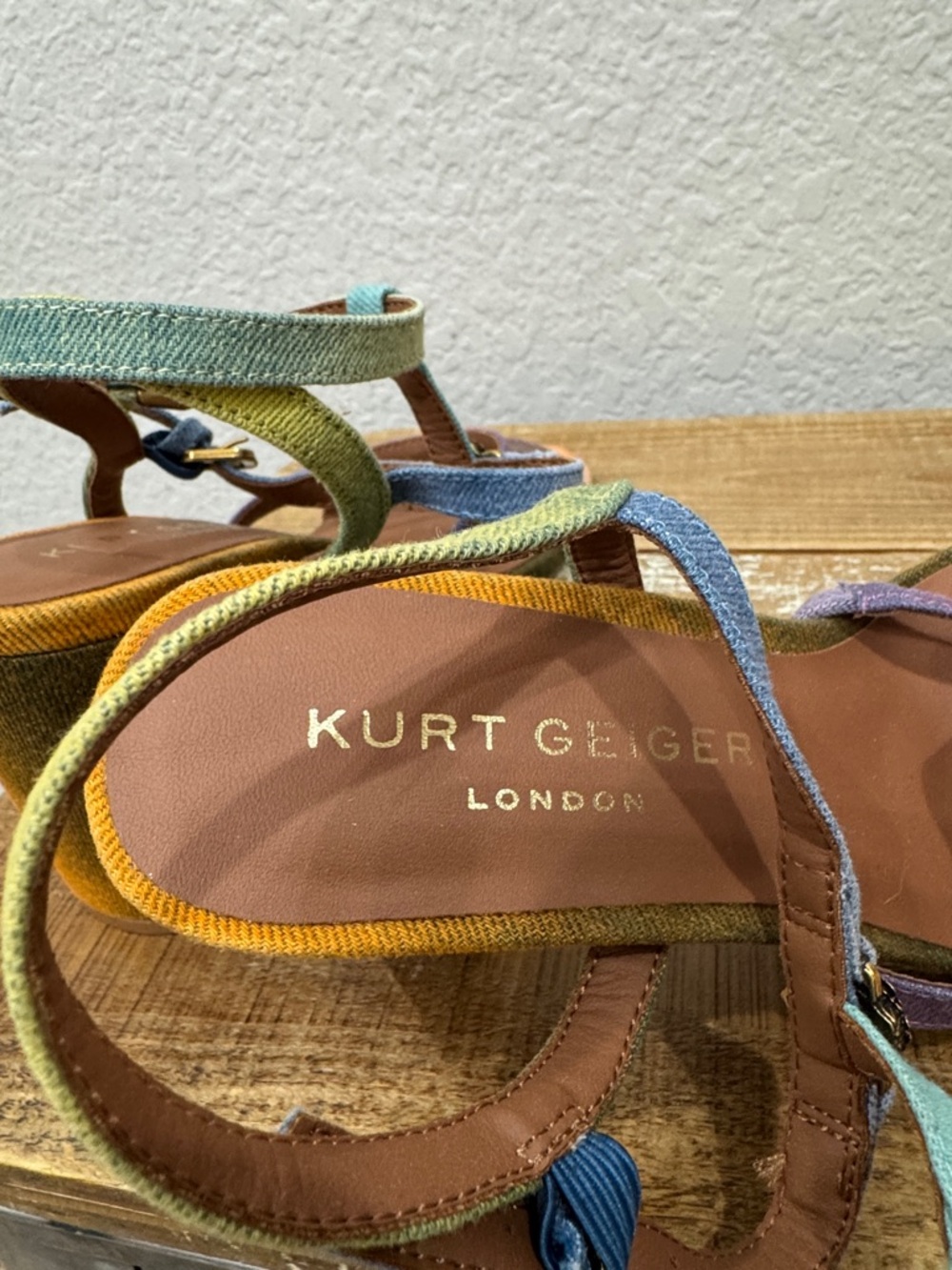 Kurt Geiger Hampton Rainbow Heel Sandals Size 37 / 7 - Picture 7 of 10